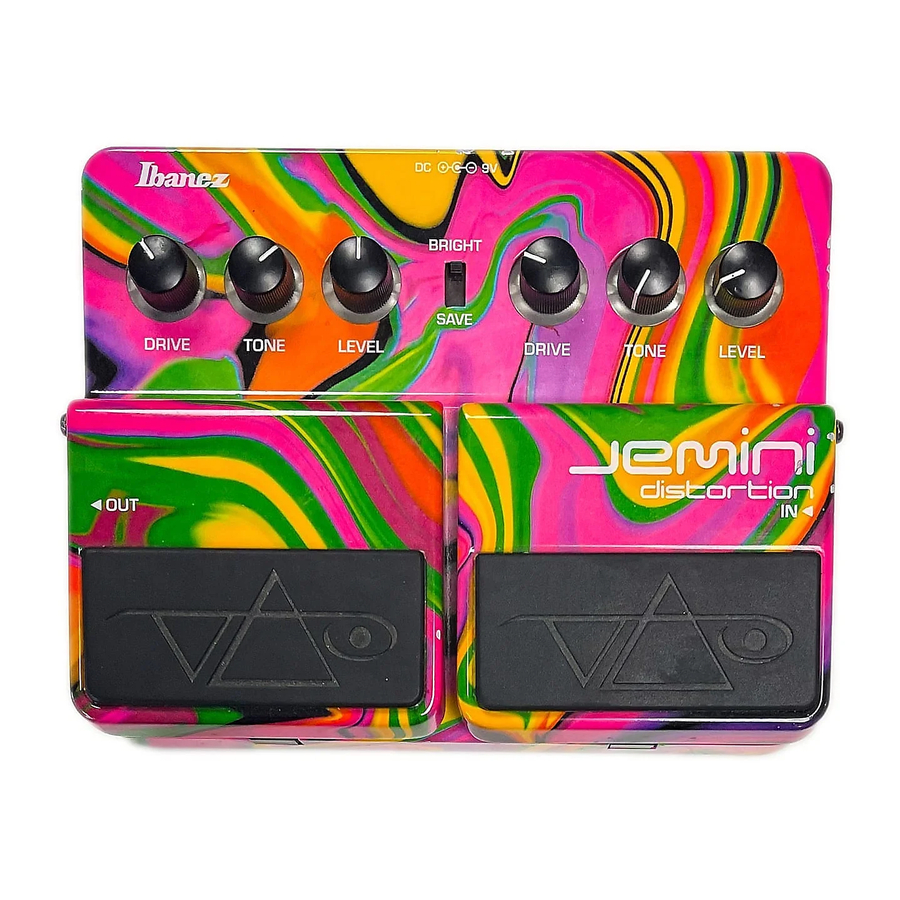 Ibanez Jemini distortion Manuales