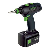 Festool T 15+3 Li Manual De Instrucciones