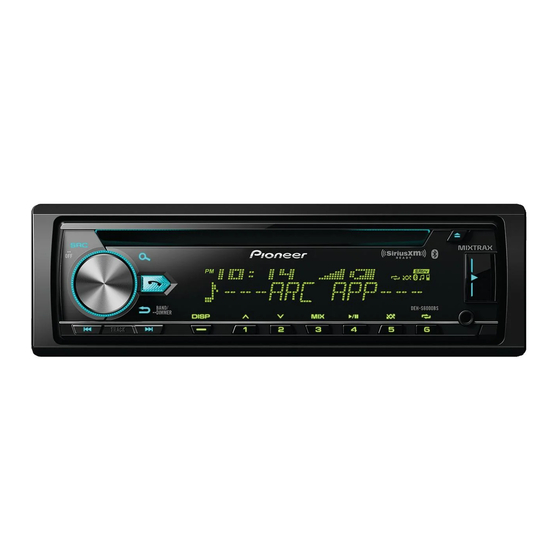Pioneer DEH-S6000BS Manual De Instrucciones