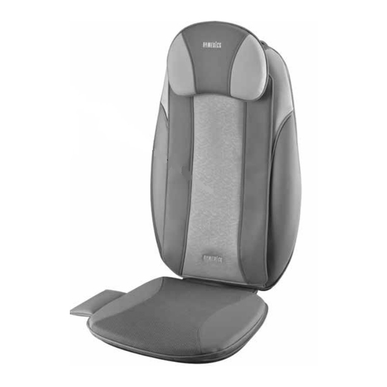 HoMedics 3D SHIATSU PLUS Manual De Instrucciones E Información De Garantía
