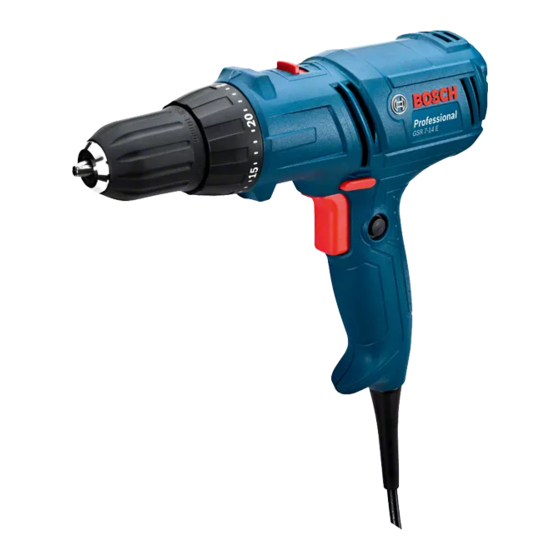 Bosch GSR Professional 7-14 E Manual Original