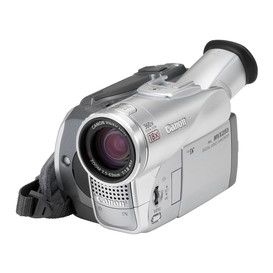 Canon MVX250i Manual De Instrucciones