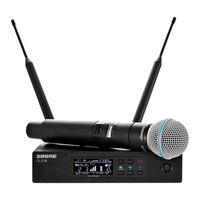 Shure QLX-D Serie Guia Del Usuario