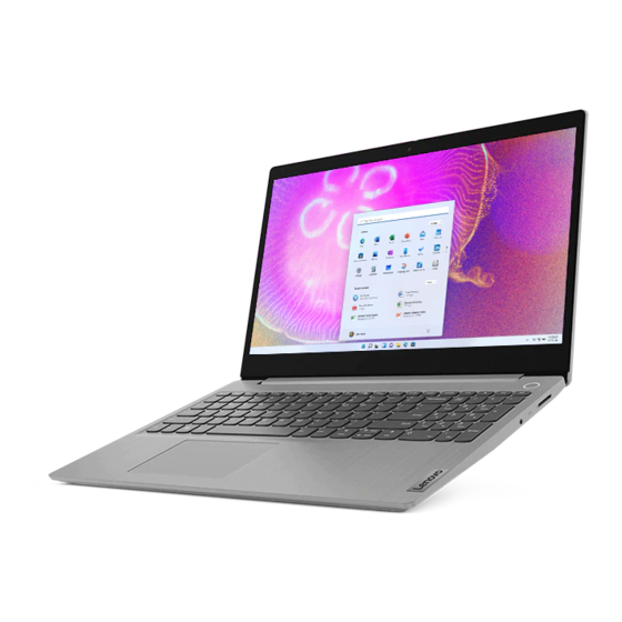 Lenovo IdeaPad 3 Serie Guia Del Usuario