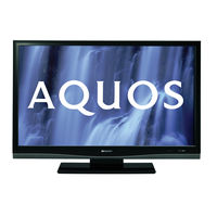 Sharp Aquos LC-46X20S Manual De Manejo