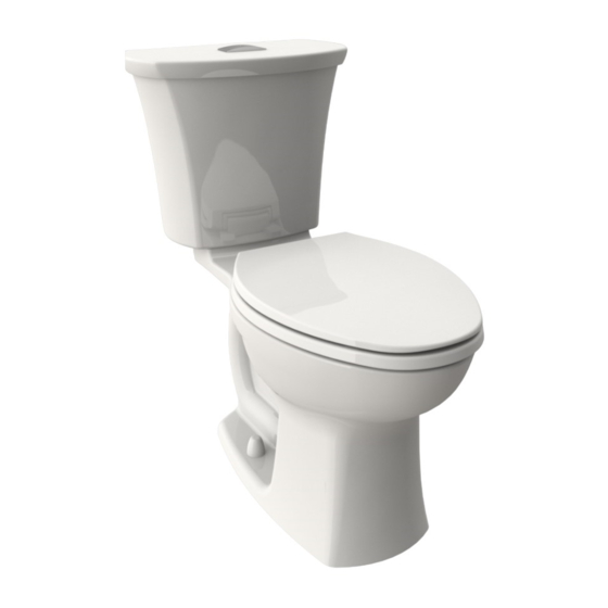 American Standard Edgemere Dual Flush 765 Serie Manual Del Propietário