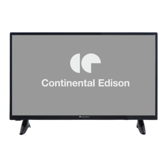 CONTINENTAL EDISON CELED32S0716B3 Manual De Instrucciones