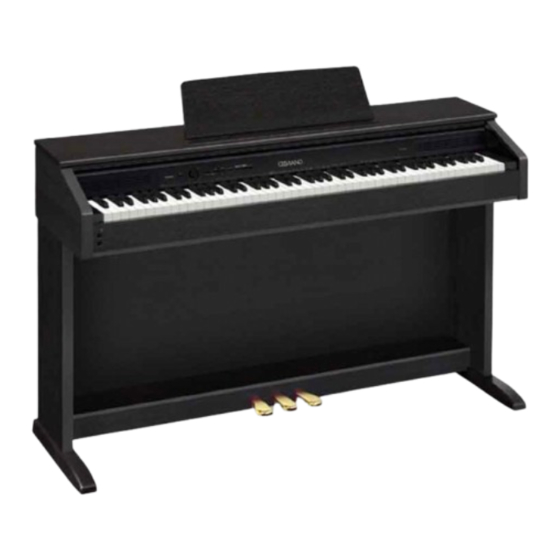 Casio CELVIANO AP-250 Guia Del Usuario