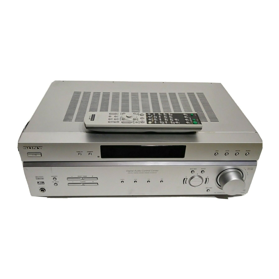 Sony HT-DDW660 Manual De Instrucciones