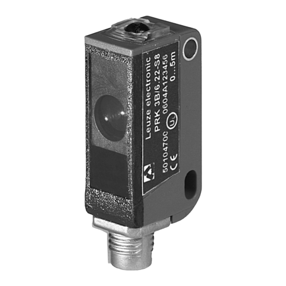 Leuze electronic PRK 3B Serie Ficha Técnica