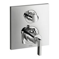 Hansgrohe Axor Uno 38720 Serie Modo De Empleo/Instrucciones De Montaje