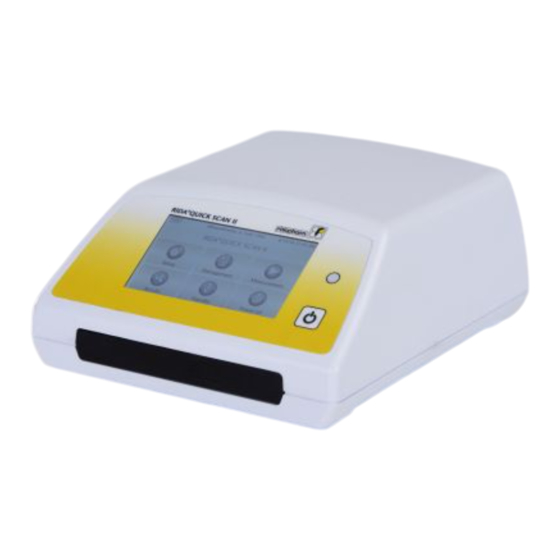 R-Biopharm RIDA QUICK SCAN II Manual Del Usuario