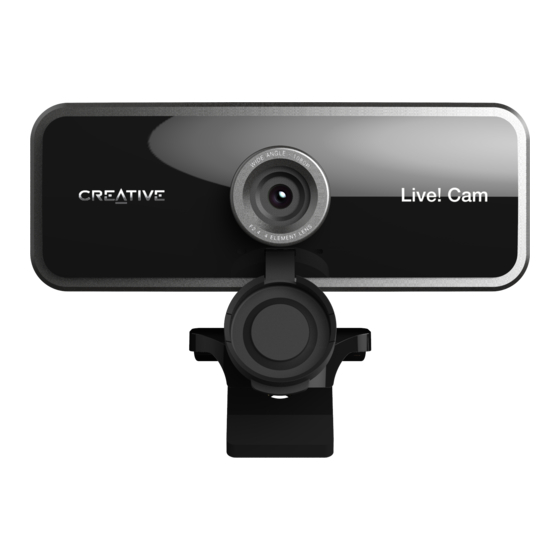 Creative Live! Cam Sync 1080p Guia De Inicio Rapido