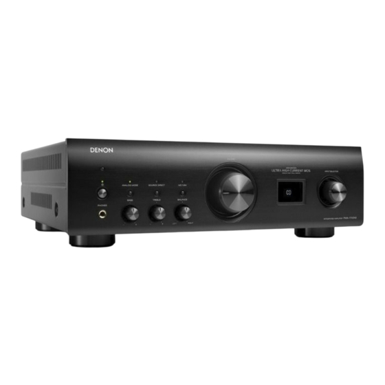 Denon PMA-1700NE Manual De Instrucciones