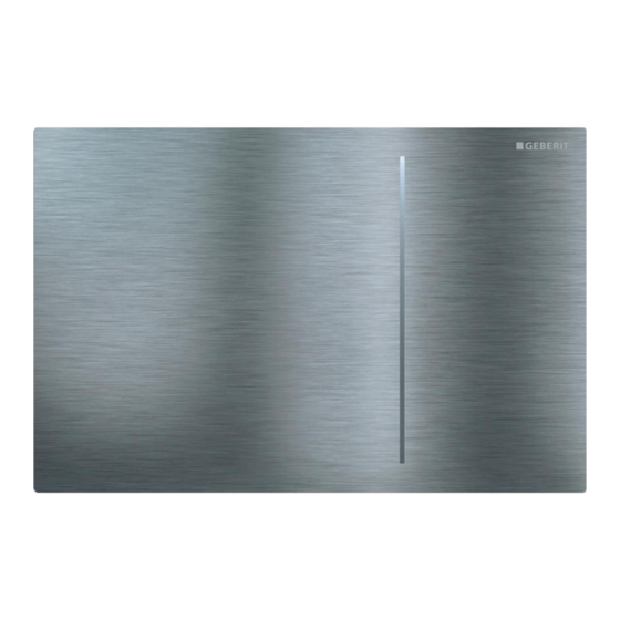 geberit Sigma70 Instrucciones De Mantenimiento