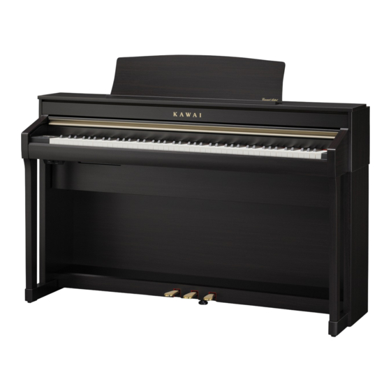 Kawai Concert Artist CA58 Manual De Usuario