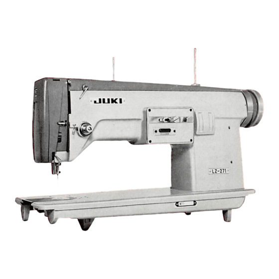 JUKI LZ-271 Manual De Instrucciones