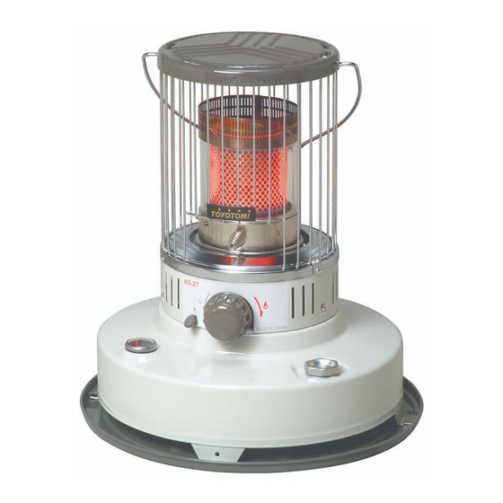 Toyotomi KS-27A Instrucciones De Operacion Y Mantenimiento
