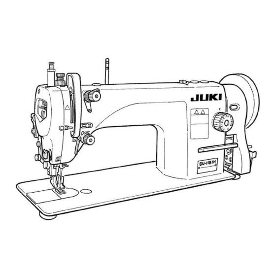 JUKI DU-1181N Manual De Instrucciones