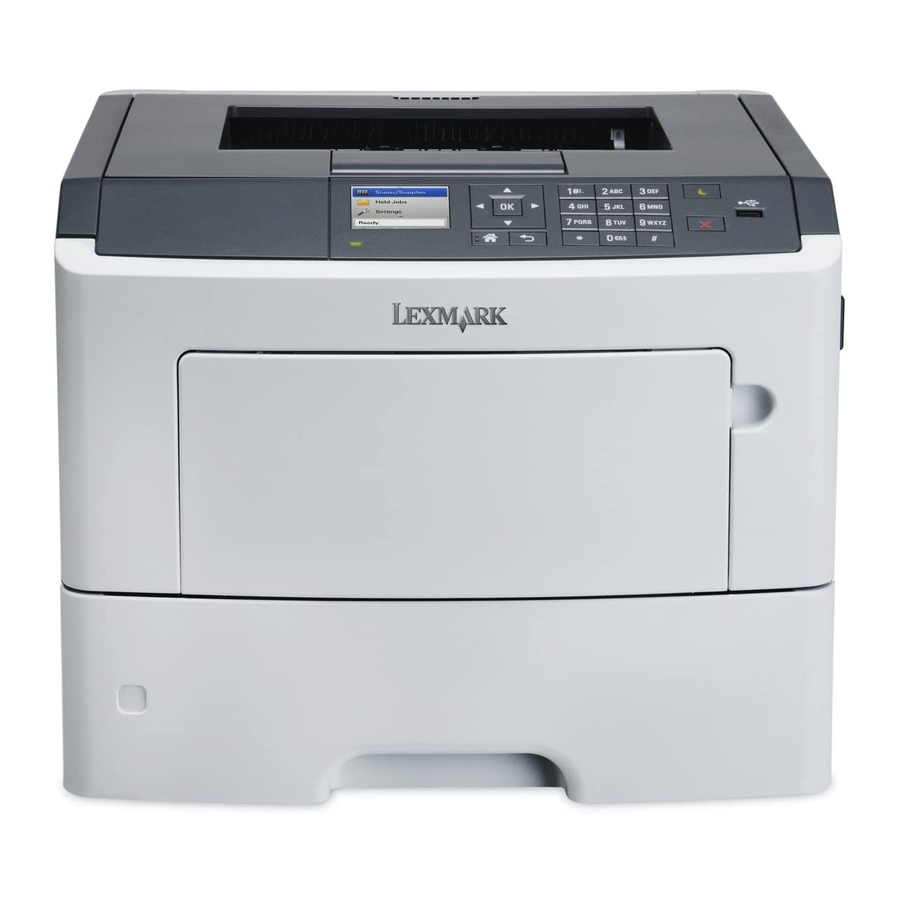 Lexmark MS610dn Manual Del Usuario
