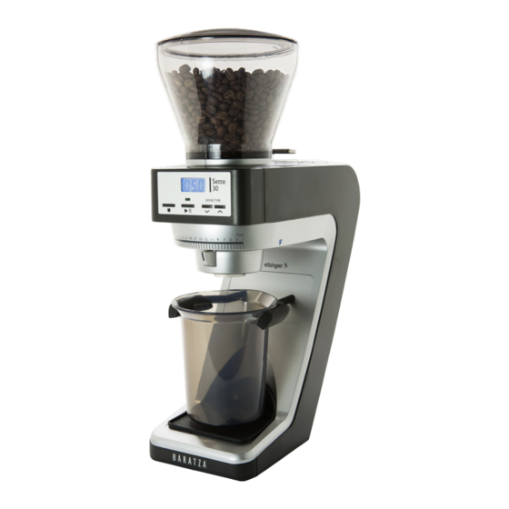 Baratza SETTE 30 Guia De Inicio Rapido