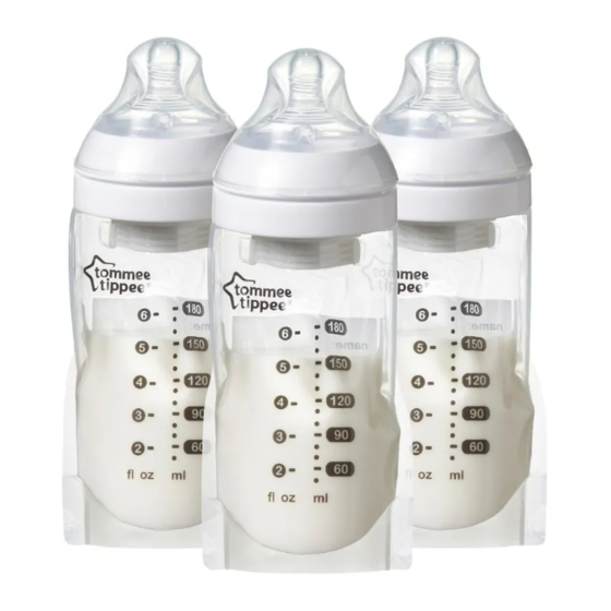 Tommee Tippee Pouch Bottle Instrucciones De Uso