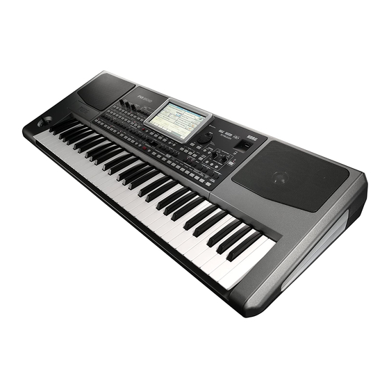 Korg PA 900 Manual Del Usuario