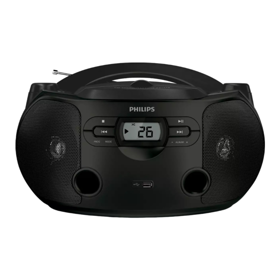 Philips AZ1048/12 Manual Del Usuario