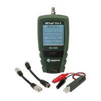 Greenlee NC-500 NETcat Manual De Instrucciones