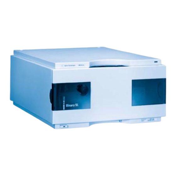 Agilent Technologies 1200 Serie Manual De Usuario
