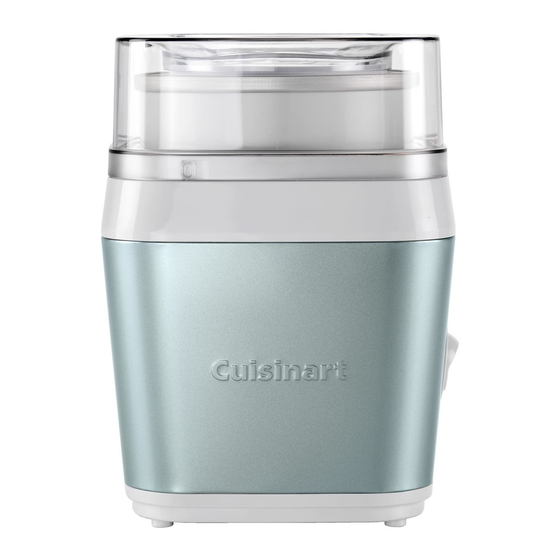 Cuisinart ICE31GE Instrucciones