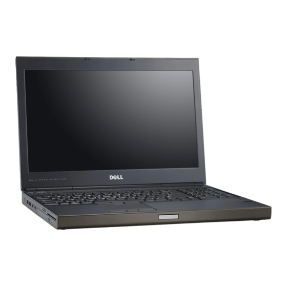 Dell Precision M4700 Manual Del Propietário