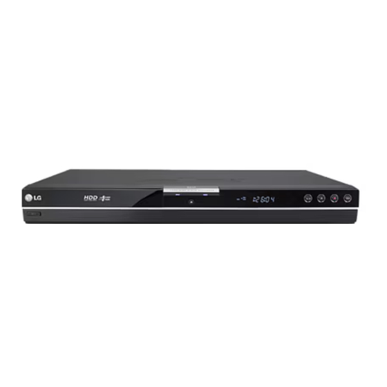 LG RH399H Manual Del Usuario