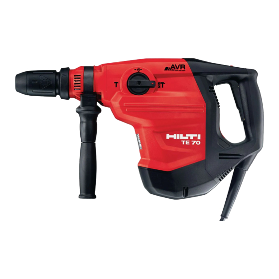 Hilti TE 70-AVR Manual De Instrucciones