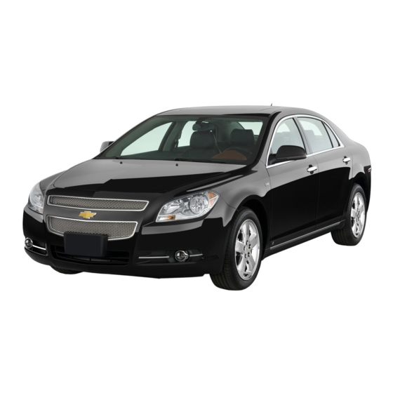 Chevrolet Malibu 2012 Manual De Propietario