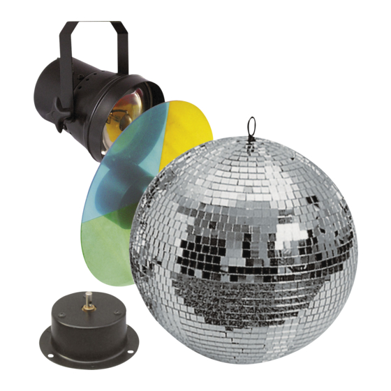 SHOWTEC Mirrorball Set Manual