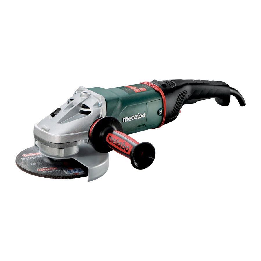 Metabo W 22-180 MVT Manual Original