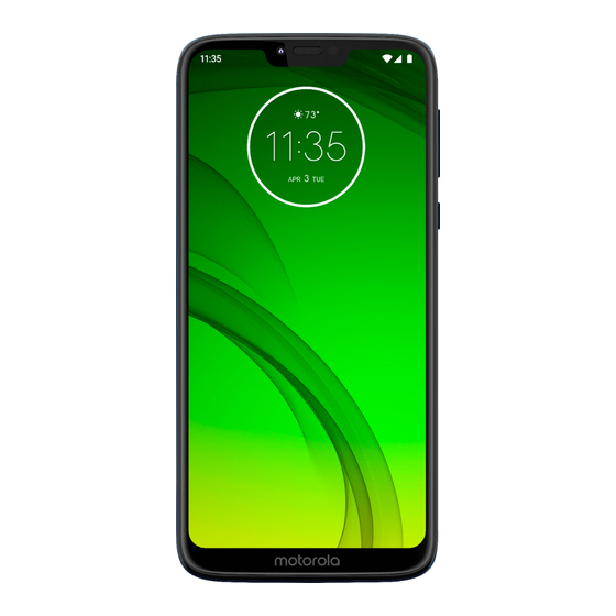 Motorola Moto G7 Power Manuales