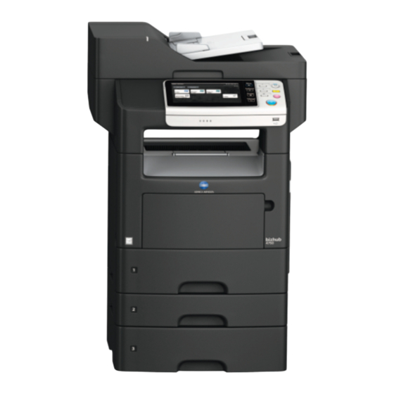 Konica Minolta bizhub 4750 Guía Rápida