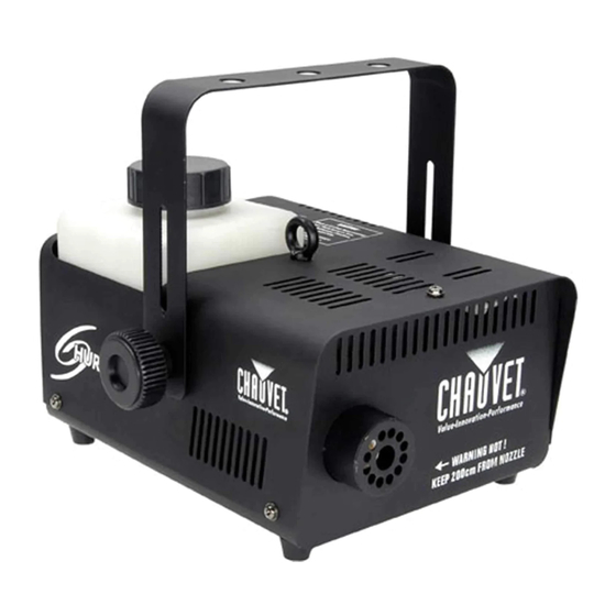 Chauvet Hurricane 1100 Manuales