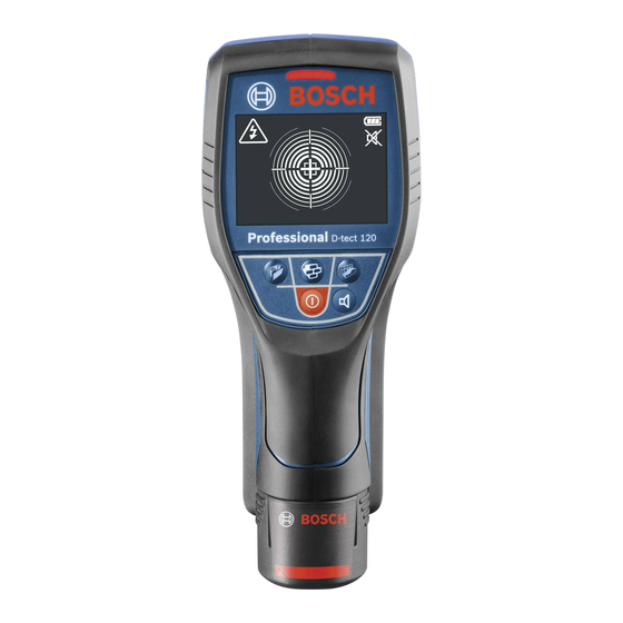 Bosch D-tect 120 Professional Manual Original