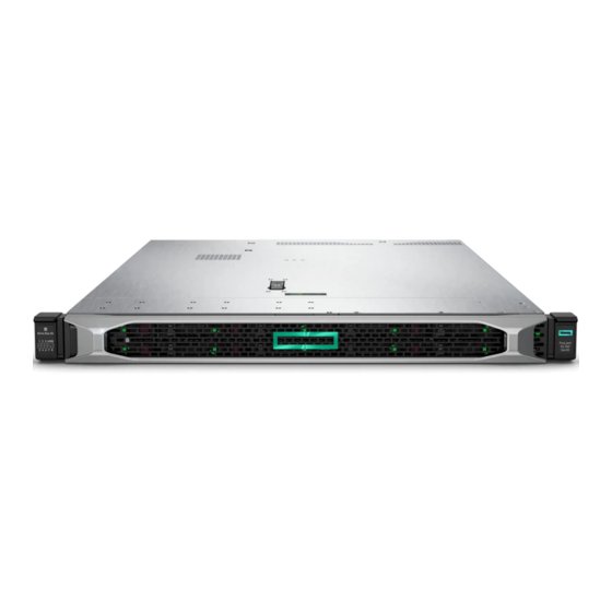 HP ProLiant DL360 Gen10 Guía De Usuario