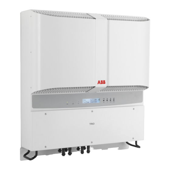 ABB PVI-10.0-TL-OUTD Guía De Instalación Rápida