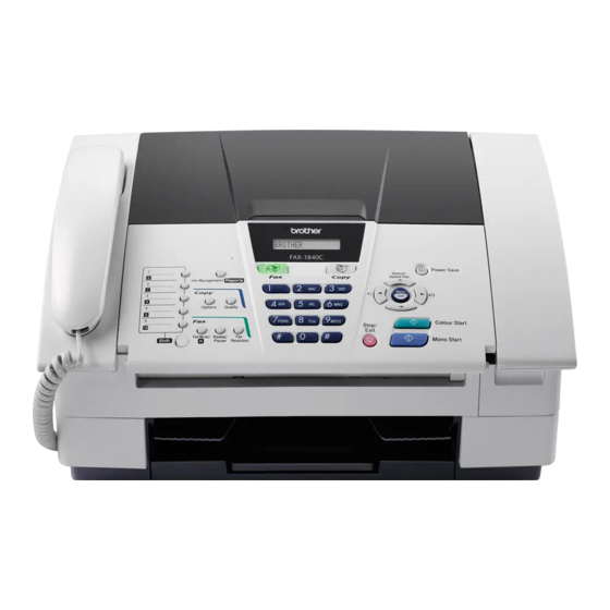 Brother FAX-1840C Manual Del Usuario