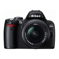 Nikon D40 Manual De Instrucciones