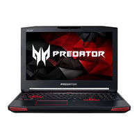 Acer Predator 15 G9-593 Manual De Usuario