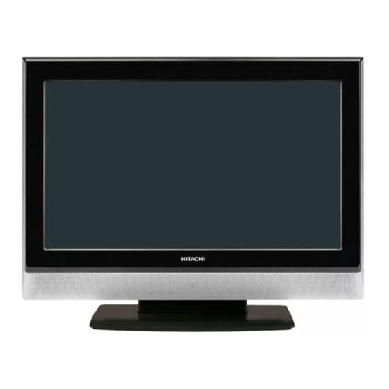 Hitachi L26A01 Manual De Instrucciones