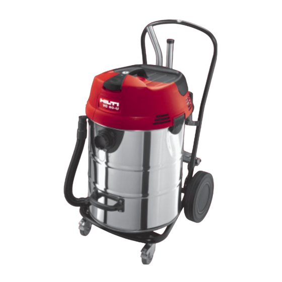 Hilti VC 60-U Manual De Instrucciones