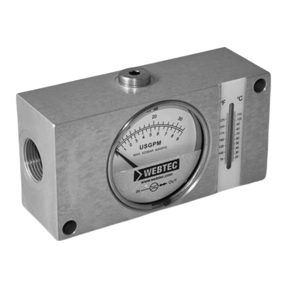 WEBTEC FI750 Manual De Usuario