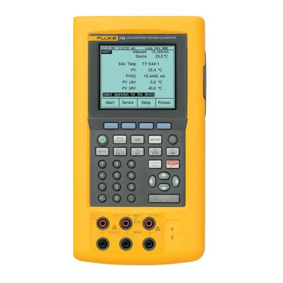 Fluke 744 Guía Del Usario